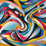 Abstract Colors 1 Ai Art