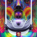 Abstract Dog Ai Painting