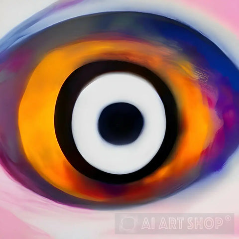 Abstract Eye Wall Art Print | Captivating Visual Brilliance for Con...