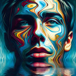 Abstract Face Painting Ai Art