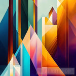 Abstract Geometric Background Abstract Ai Art