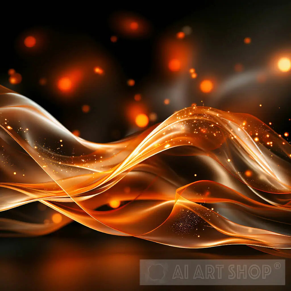 beautiful, picture, Abstract, Glowing, Lines, amazing, Orange, Colours
