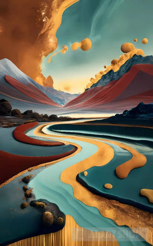 Abstract Landscape 12 Ai Art