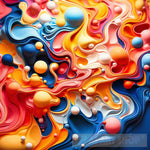 Abstract Liquid 1-2 Ai Art