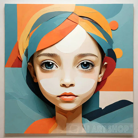 Baby Abstract Potrait abstract of child