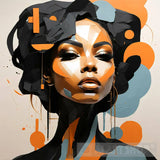 Abstract Of Girl #1 Abstract Ai Art