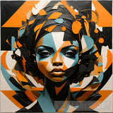 Abstract Of Girl #1 Abstract Ai Art