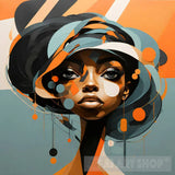 Abstract Of Girl #1 Abstract Ai Art