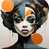 Abstract Of Girl #1 Abstract Ai Art