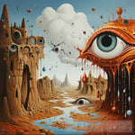 Abstract Painting Of Eyes Surrealism Ai Art