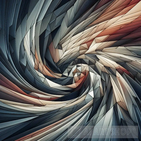 Abstract Spiral Ai Art