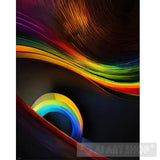 Abstract Swirling Vortex 1 Ai Art