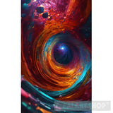 Abstract Swirling Vortex 1 Ai Art