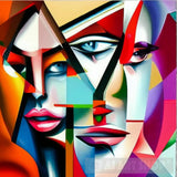 Abstract Women Portrait Ai Art