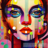 Abstract Women Portrait Ai Art