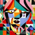 Abstract Women Portrait Ai Art