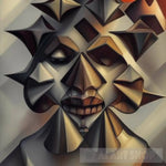 Achluophobia -Fear Of Darkness -Cubism Ai Artwork