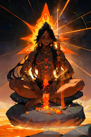 Adiyogi Modern Ai Art