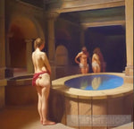 Admirer Les Femmes Dans Bains Romains Ai Painting