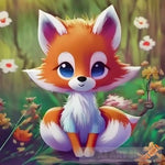 Adorable Chibi Fox Animal Ai Art