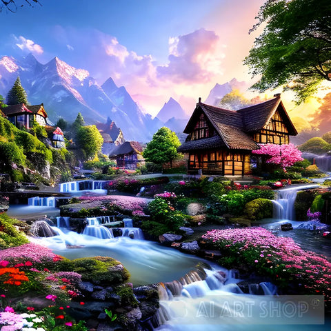 Adorable Scenery Of Nature Nature Ai Art