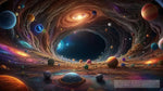 Adventure Through Multiverses In A Black Hole Landscape Ai Art