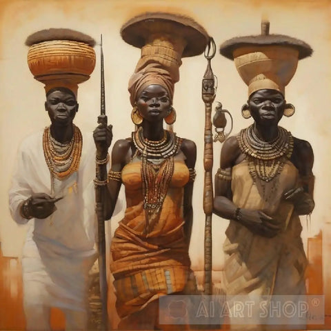 African Art Ai Painting