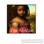 African Girl Ai Painting