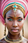 African Queen Portrait Ai Art