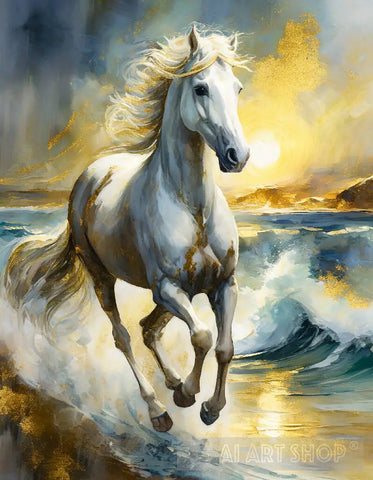 Ai Art Of An Arabian Horse Ai Artwork