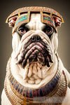 Ai Farao Style Dog Illustration Animal Art