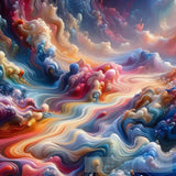 Ai Painting - Liquid Dreamscape