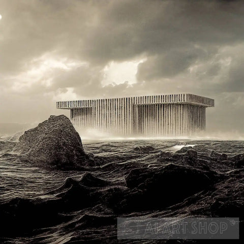 Ai Part 5 Lost Historical Brutalism In The Sea Architecture Art