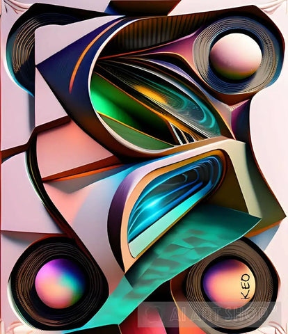 Ai Planets Abstract Ai Art