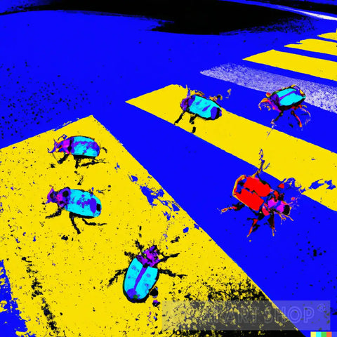 Ai4Eye Bugs Crossroad Modern Ai Art