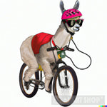 Ai4Eye Lama Bike Adventure Animal Ai Art