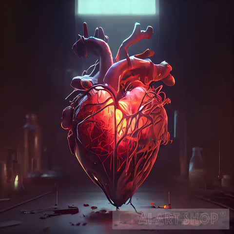 Alchemical Heart Ai Artwork