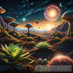 Alien Planet Landscape Ai Art