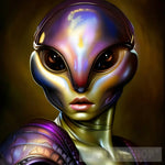 Alien Portrait Portrait Ai Art