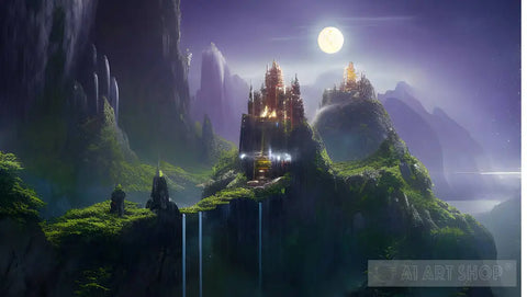 Alien World 2 Of Set Ai Artwork