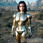 Alita Battle Angel #3 Portrait Ai Art