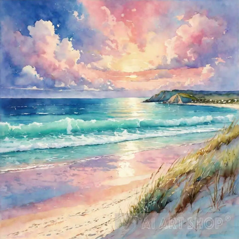 Amazing Beach 8 Nature Ai Art