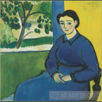 Amélie In Blue Ai Painting