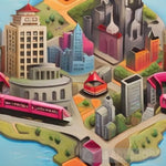 An Artistic Painting Of A Map City Or Place That Has Significance To You Ai Artwork