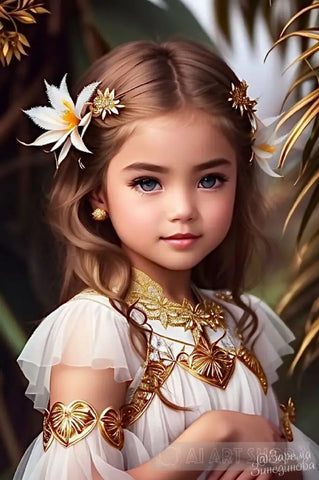 An Artistry Baby Girl Portrait Ai Art