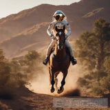 An Astronaut Riding A Horse Ai Artwork