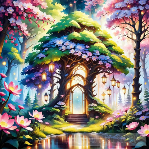 An Enchanting Forest Ai Artwork