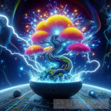 An Ice Bonsai In A Parallel Universe Ai Painting