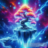 An Ice Bonsai In A Parallel Universe Ai Painting