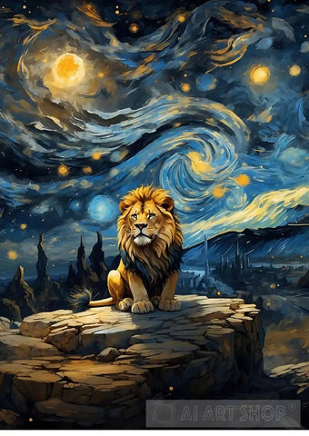 An Masterpiece Lion Surrealism Ai Art